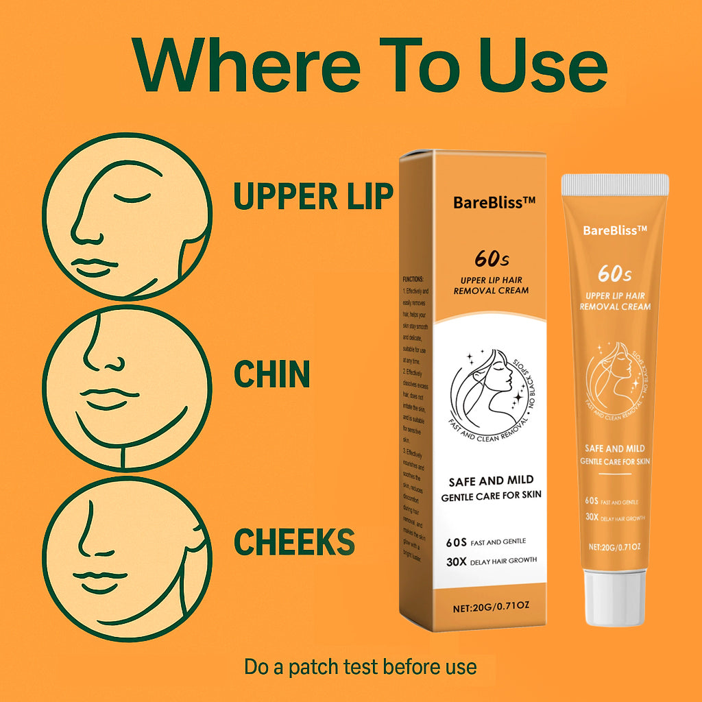 BareBliss™ Lip Hair Removal Cream