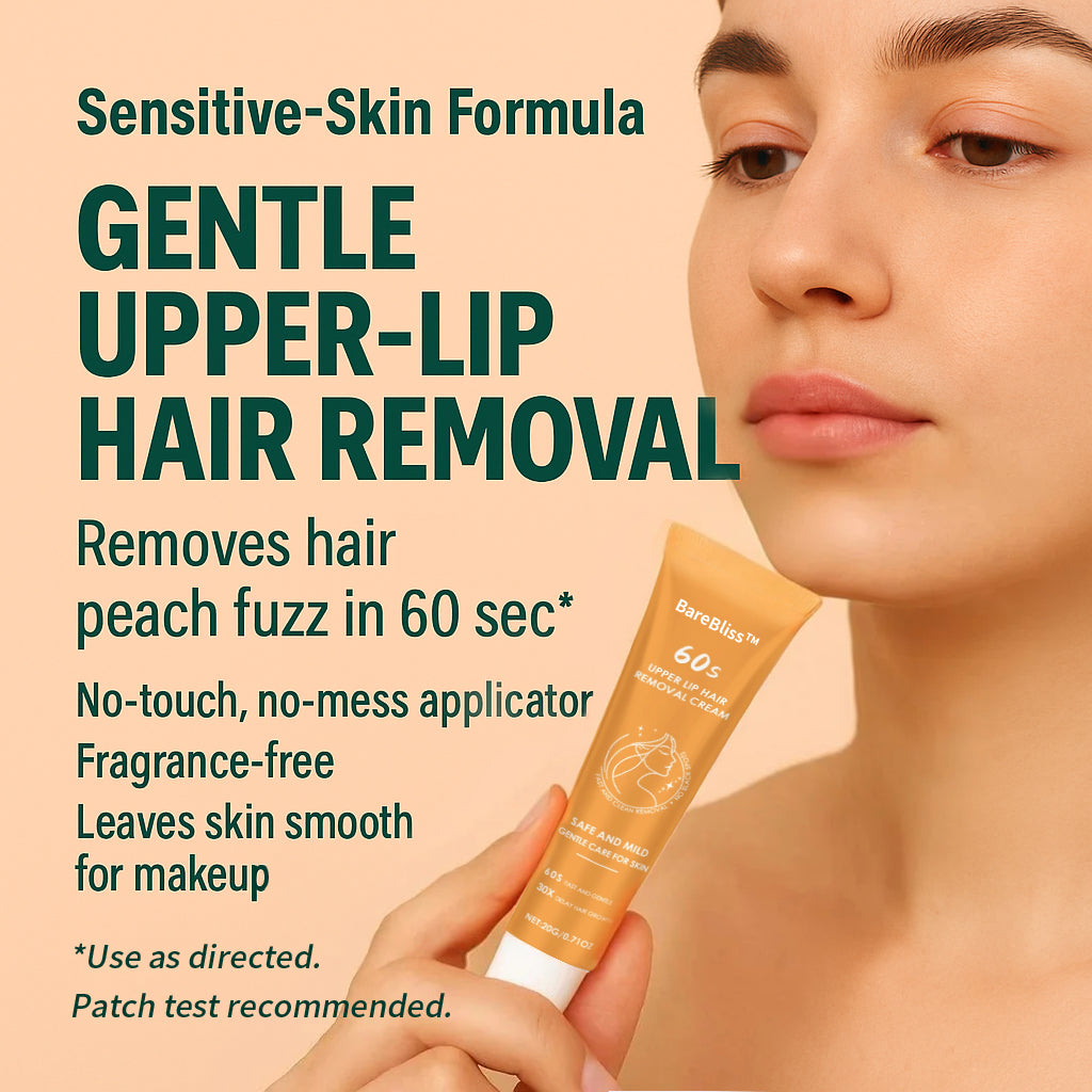 BareBliss™ Lip Hair Removal Cream