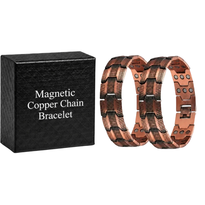 Magnetic Copper Chain Bracelet